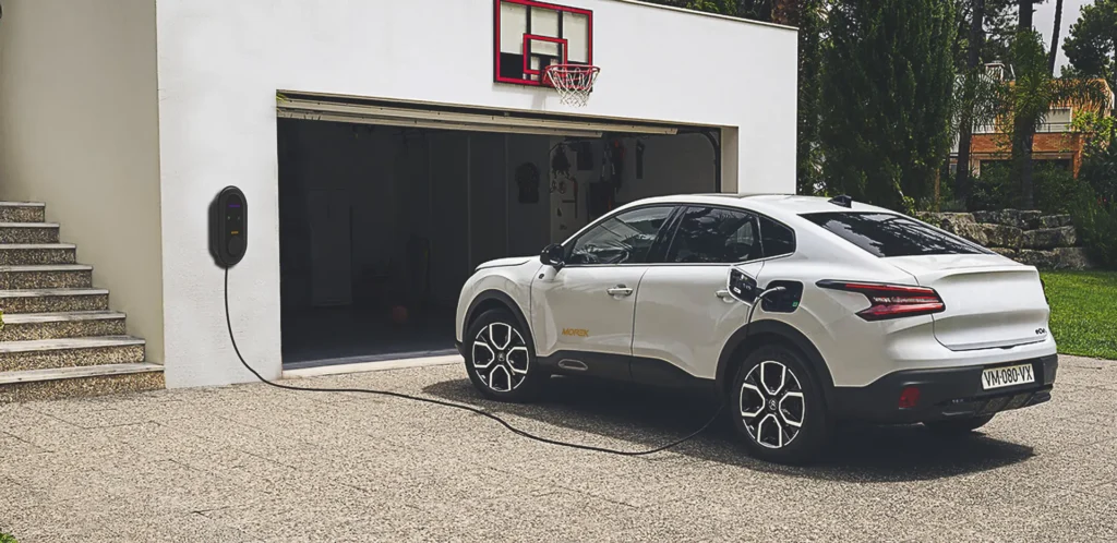 electric car charging station home and public charging