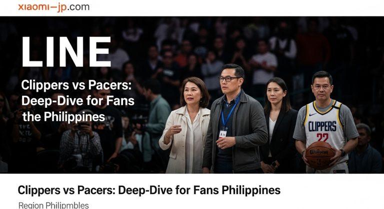Graphic analyzing Clippers vs Pacers for Philippines readers, with data overlays and newsroom imagery.