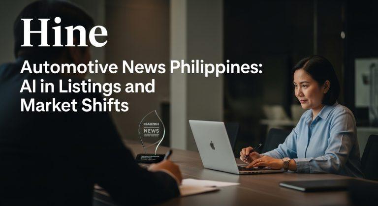 Editorial photo showing AI-assisted car buying in the Philippines.