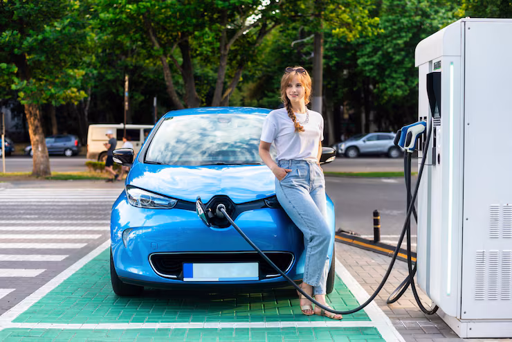 electric vehicle charging station public usage